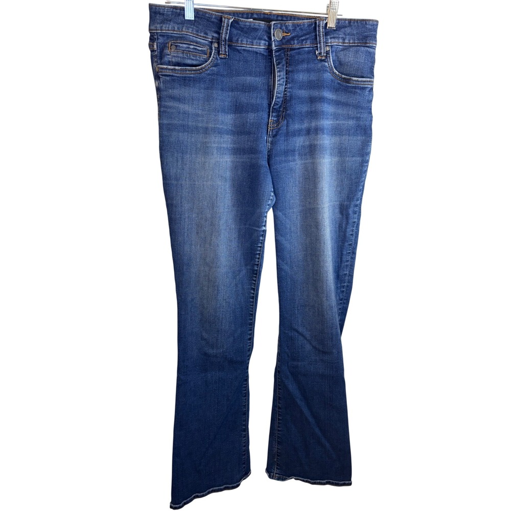 KUT From The Kloth Natalie Fab AB High Rise Bootcut Jeans 14 Medium Wash Y2K - Picture 3 of 7